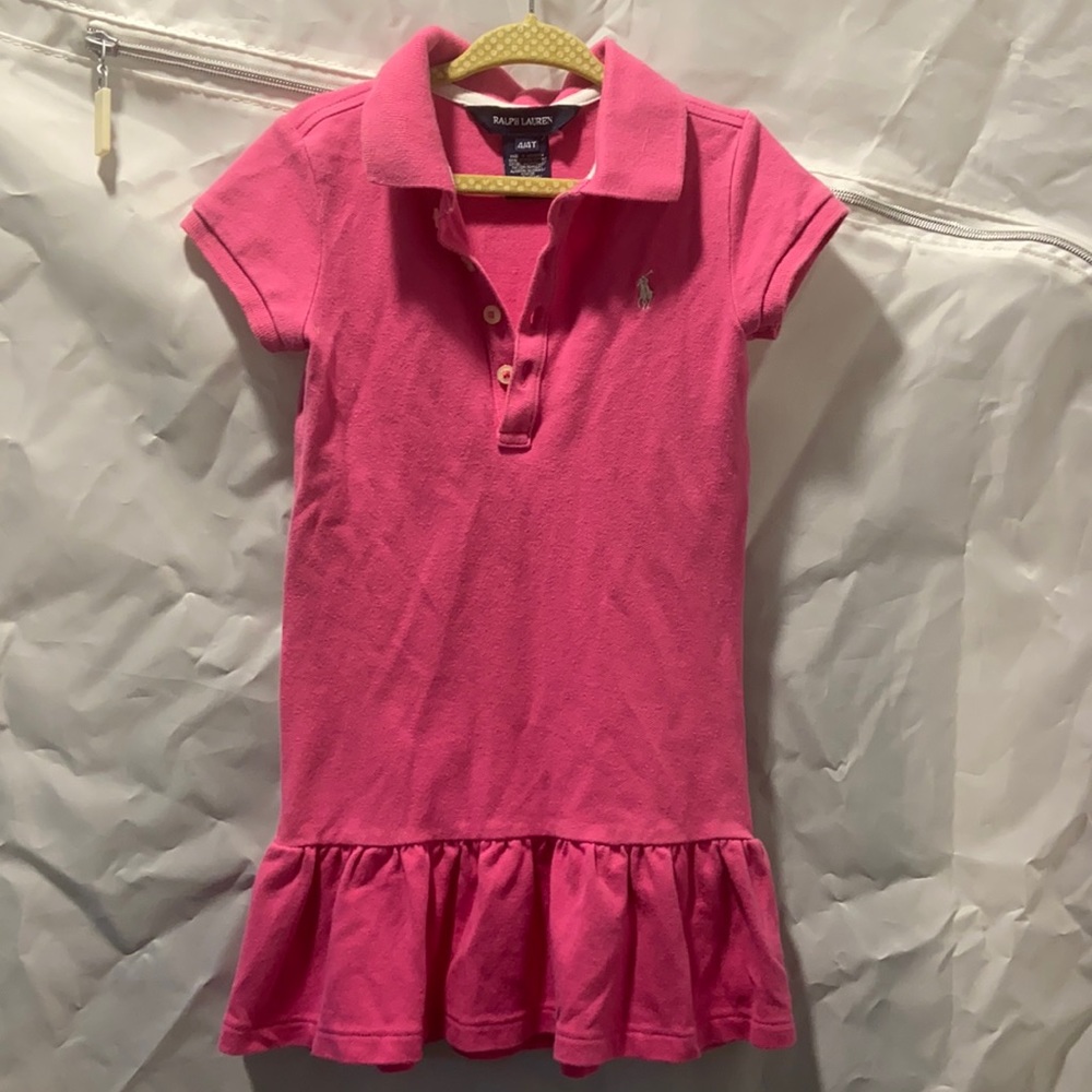 EUC Ralph Lauren Pink Polo Dress. 4/4T